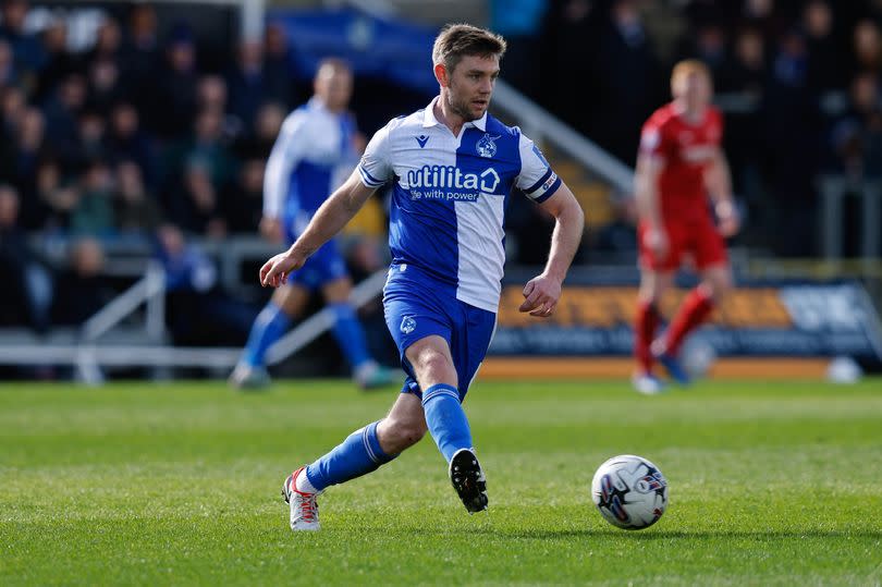 Bristol Rovers have confirmed that club captain Sam Finley will depart after three seasons -Credit:James Baylis - AMA/Getty Images