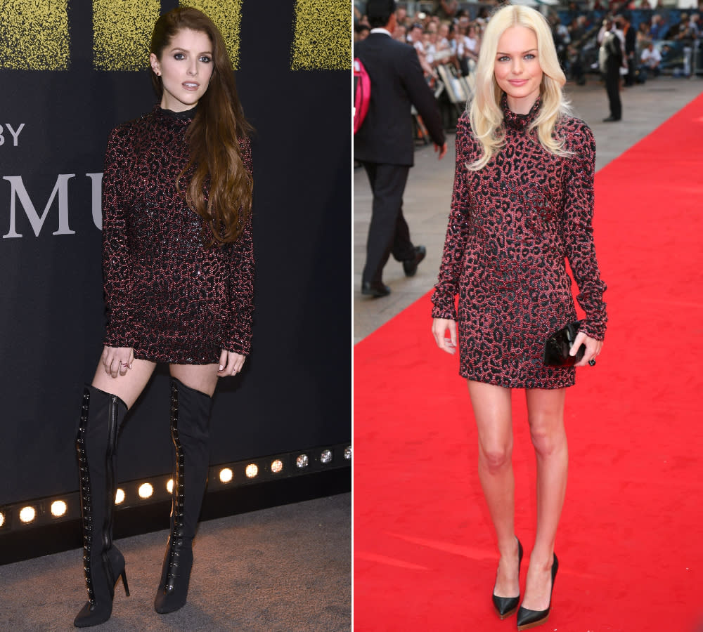 Anna Kendrick und Kate Bosworth in Gucci (Bilder: AP, Rex Features)