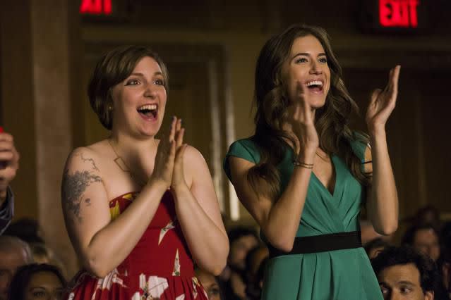 Mark Schafer Lena Dunham and Allison Williams from GIRLS