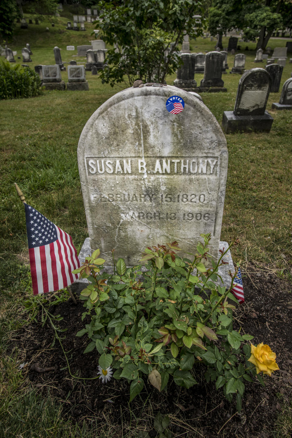 La tumba de Susan B. Anthony/Getty Images