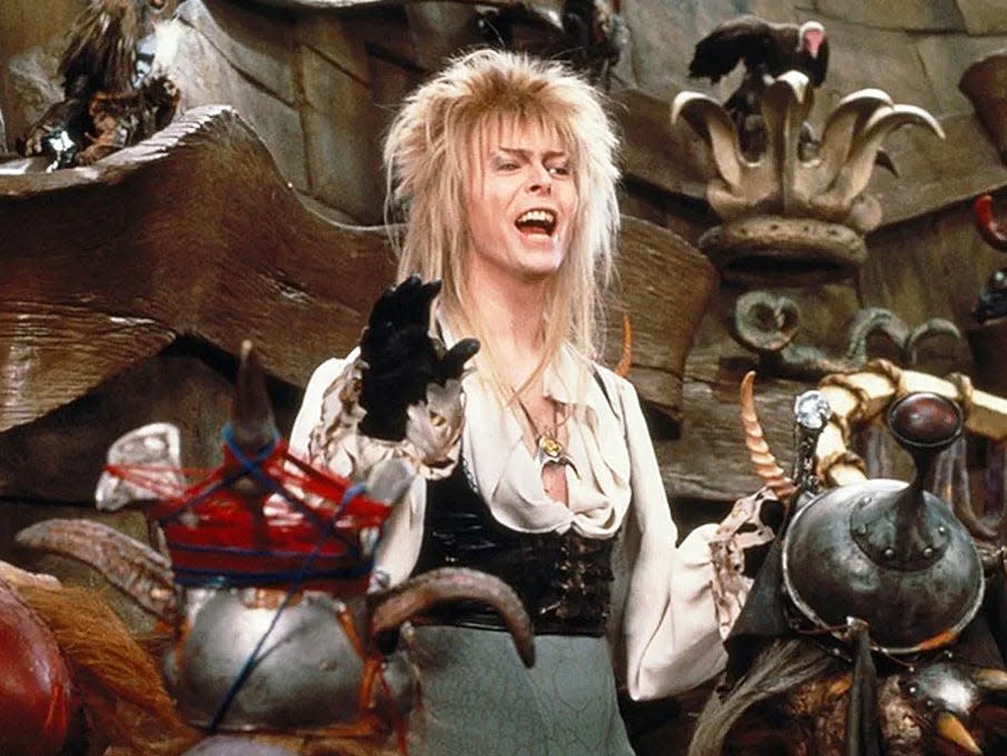 David Bowie in "Labyrinth."