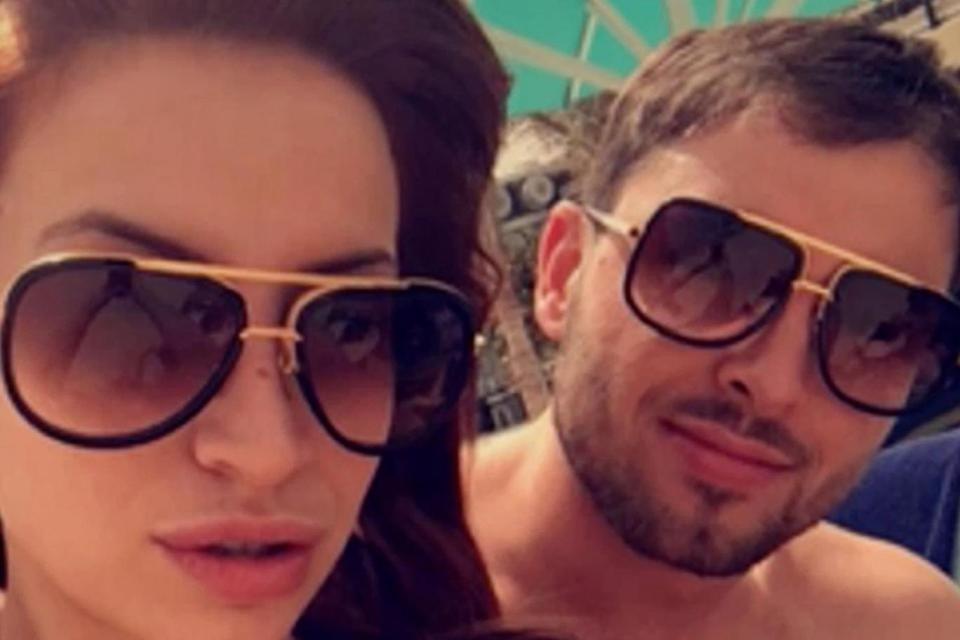 Ex: Ferne McCann pictured with Arthur Collins (Snapchat)