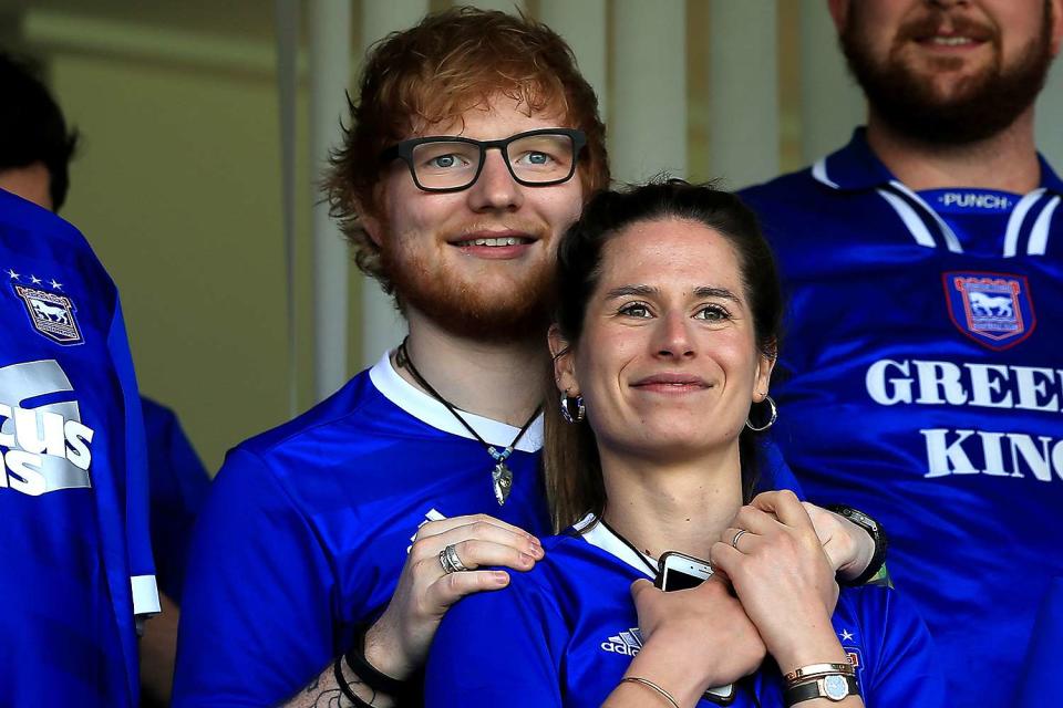 Stephen Pond/Getty  Ed Sheeran and Cherry Seaborn