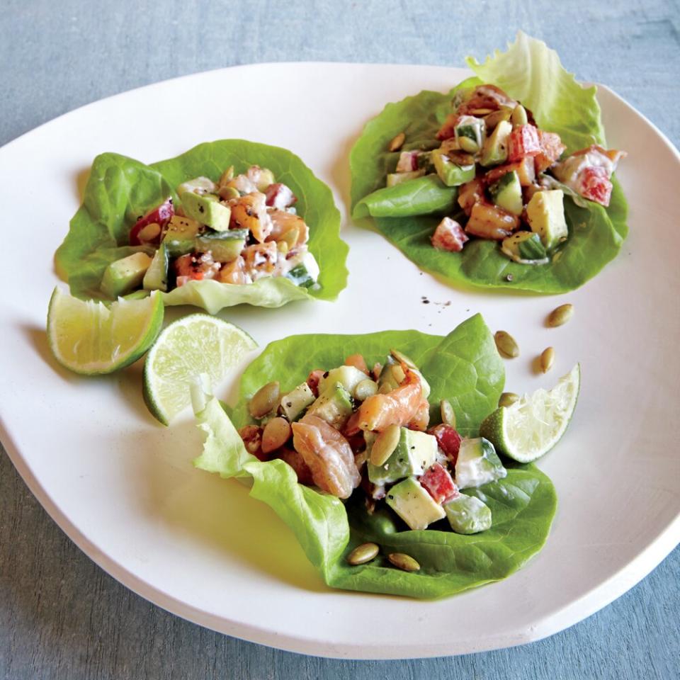 Chipotle Shrimp Lettuce Wraps