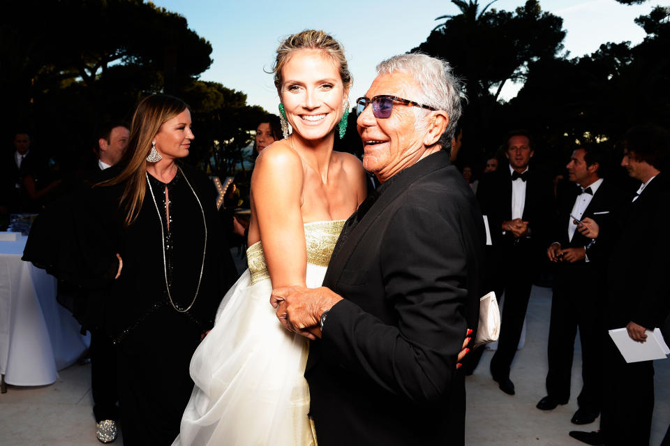 Roberto Cavalli und Heidi Klum