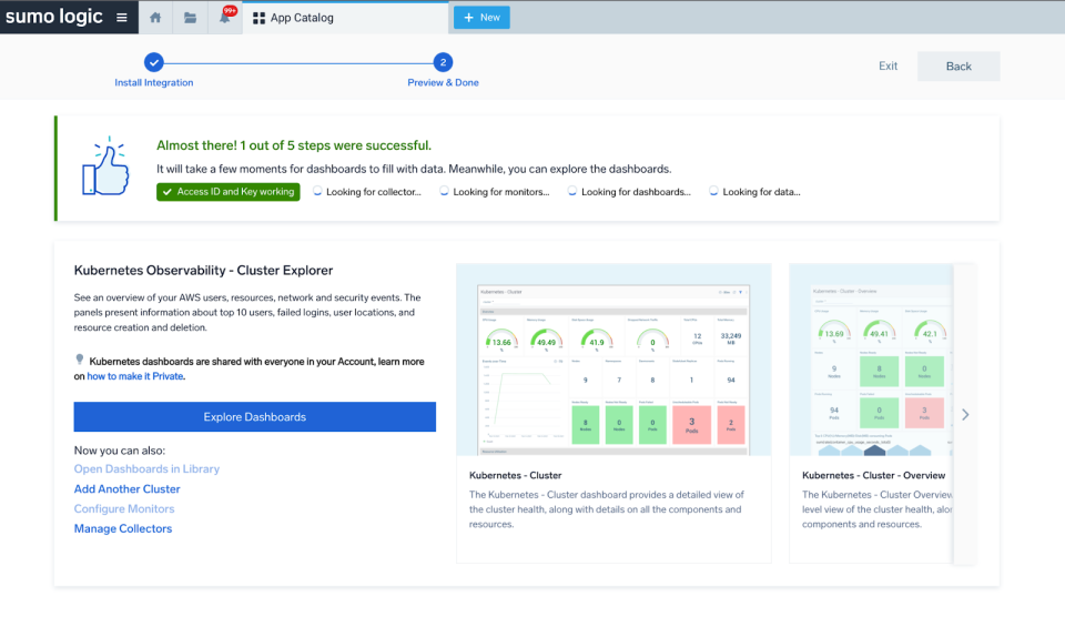 Sumo Logic Kubernetes Onboarding