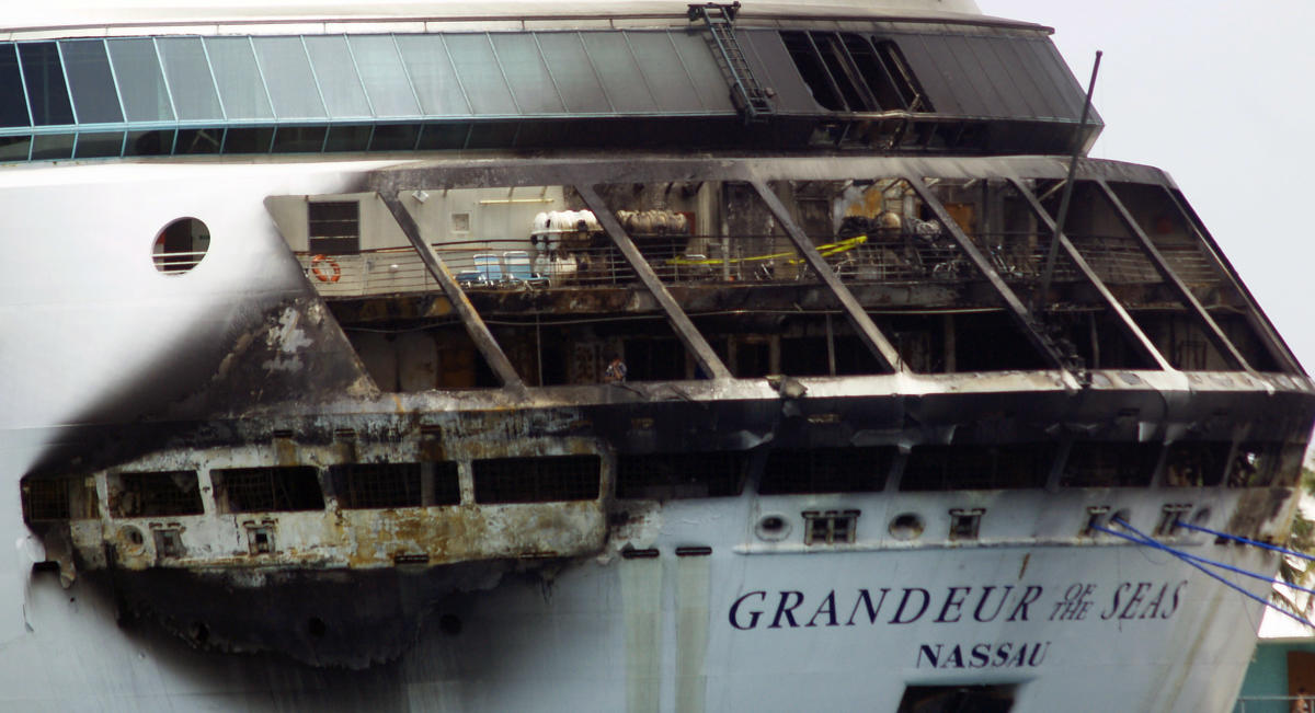 Passengers returning to US after cruise ship fire