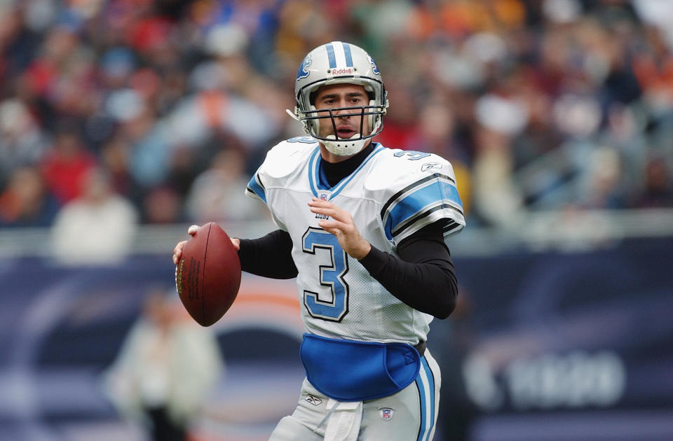 Joey Harrington was still starting NFL games in 2003. (Getty Images)