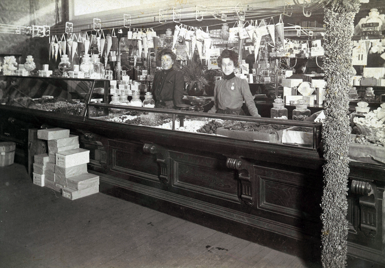 An image from the candy department at McWhirr's department store in Fall River, taken in the early 20th century, posted by Fall River Historical Society Curator Michael Martins.