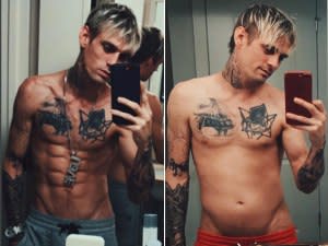 Aaron Carter Shows Off His 45 lb. Weight Gain Progress: Photo