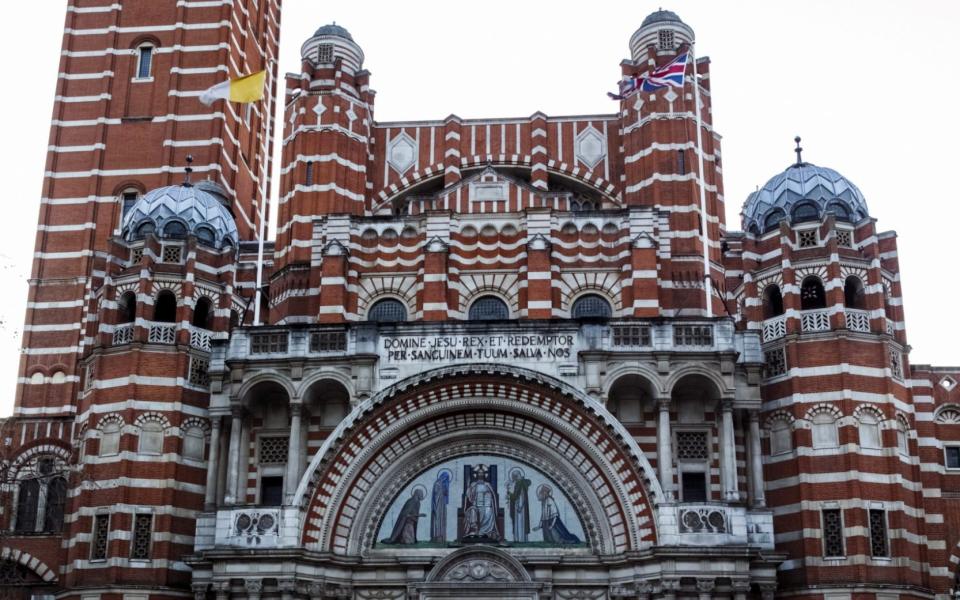 Westminster Cathedral was reportedly emptied of visitors shortly after 1.30pm - Dukas/Steve Vidler/Universal Images Group via Getty Images