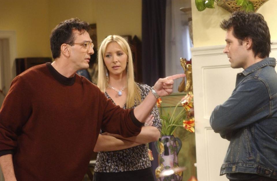 David (Hank Azaria), Phoebe (Lisa Kudrow) and Mike (Paul Rudd) | Danny Feld/NBCU Photo Bank