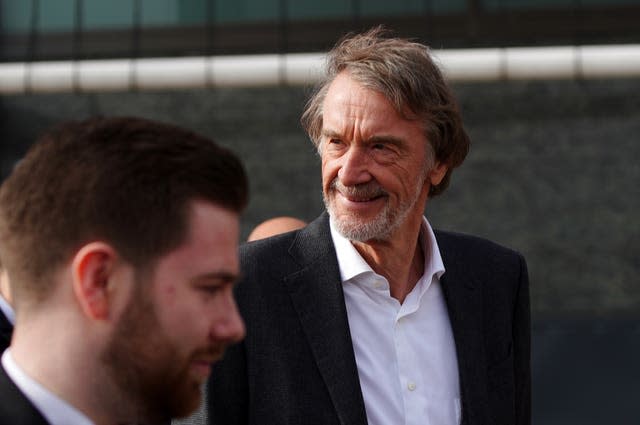 Sir Jim Ratcliffe at Old Trafford