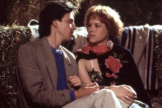<p>Moviestore/Shutterstock</p> Andrew McCarthy and Molly Ringwald in Pretty in Pink