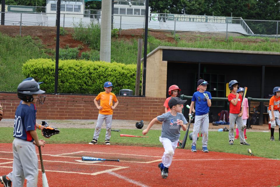 Camp Irish baseball camp June 9, 2021.