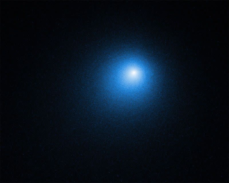 Cometa 46P/Wirtanen visto por el Telescopio Hubble en diciembre de 2018 |NASA, ESA, D. Bodewits (Universidad de Auburn) J.-Y.  Li (Instituto de Ciencias Planetarias)