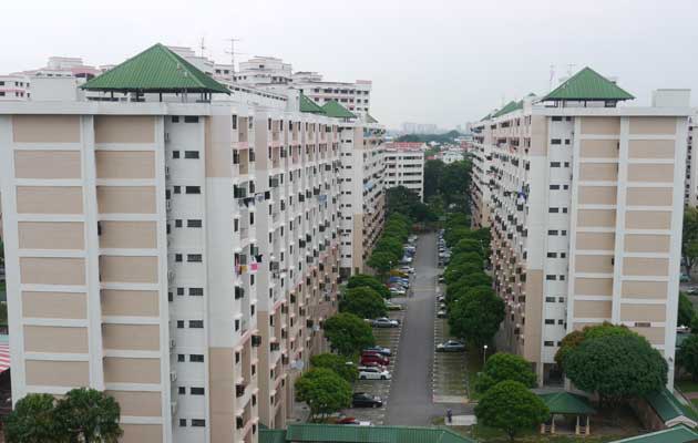 Singapore's government is ramping up construction of rental flats. (Yahoo! photo)