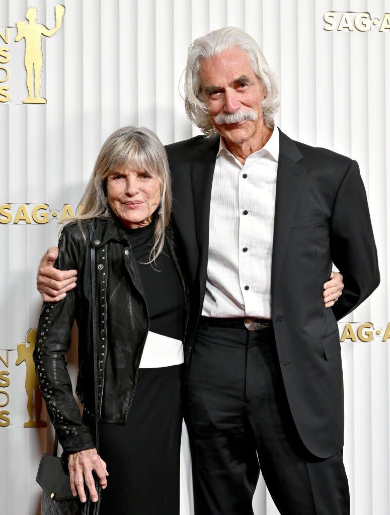 los angeles, california february 26 katharine ross and sam elliott attend the 29th annual screen actors guild awards at fairmont century plaza on february 26, 2023 in los angeles, california photo by axellebauer griffinfilmmagic