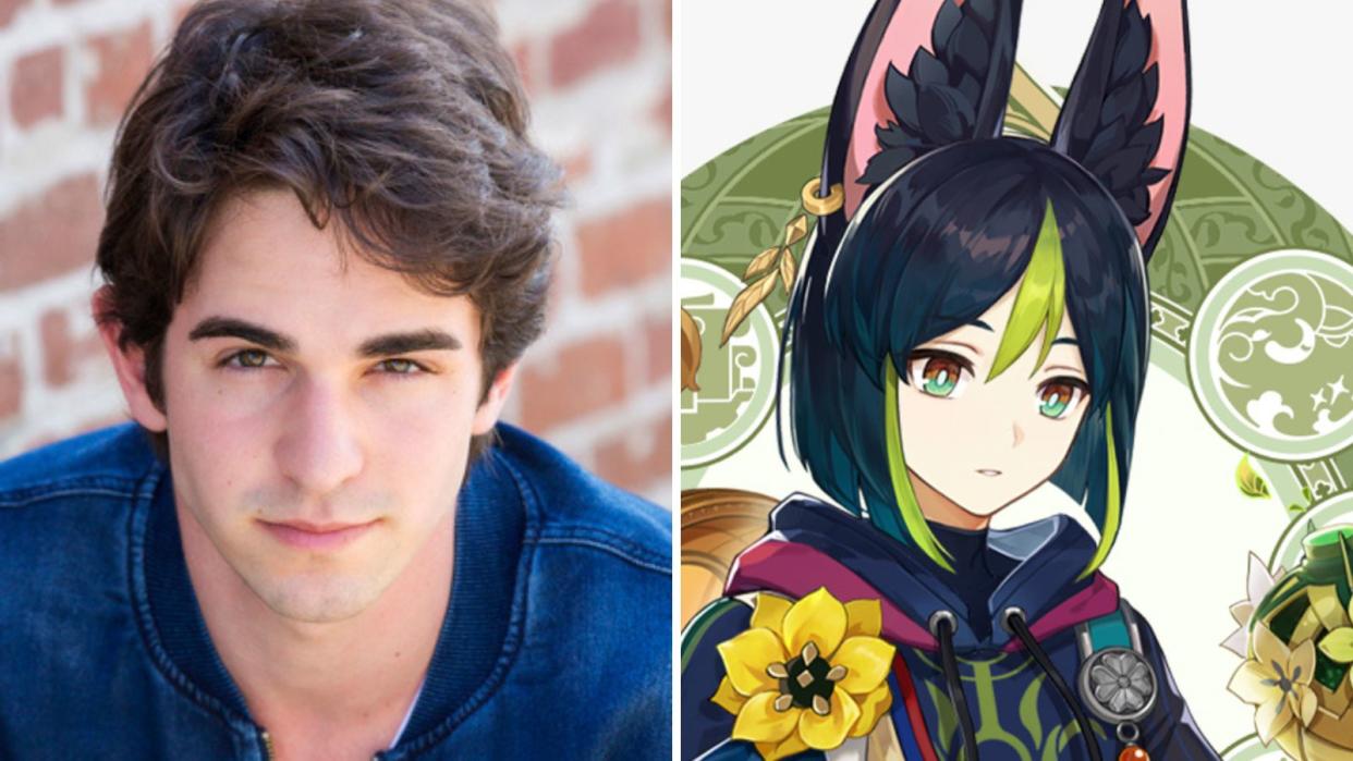 Zachary Gordon, most known for playing Greg Heffley in the Diary of a Wimpy Kid movies, will be the new English voice actor for Genshin Impact's Tighnari. (Photos: Garry Dellabate, HoYoverse)