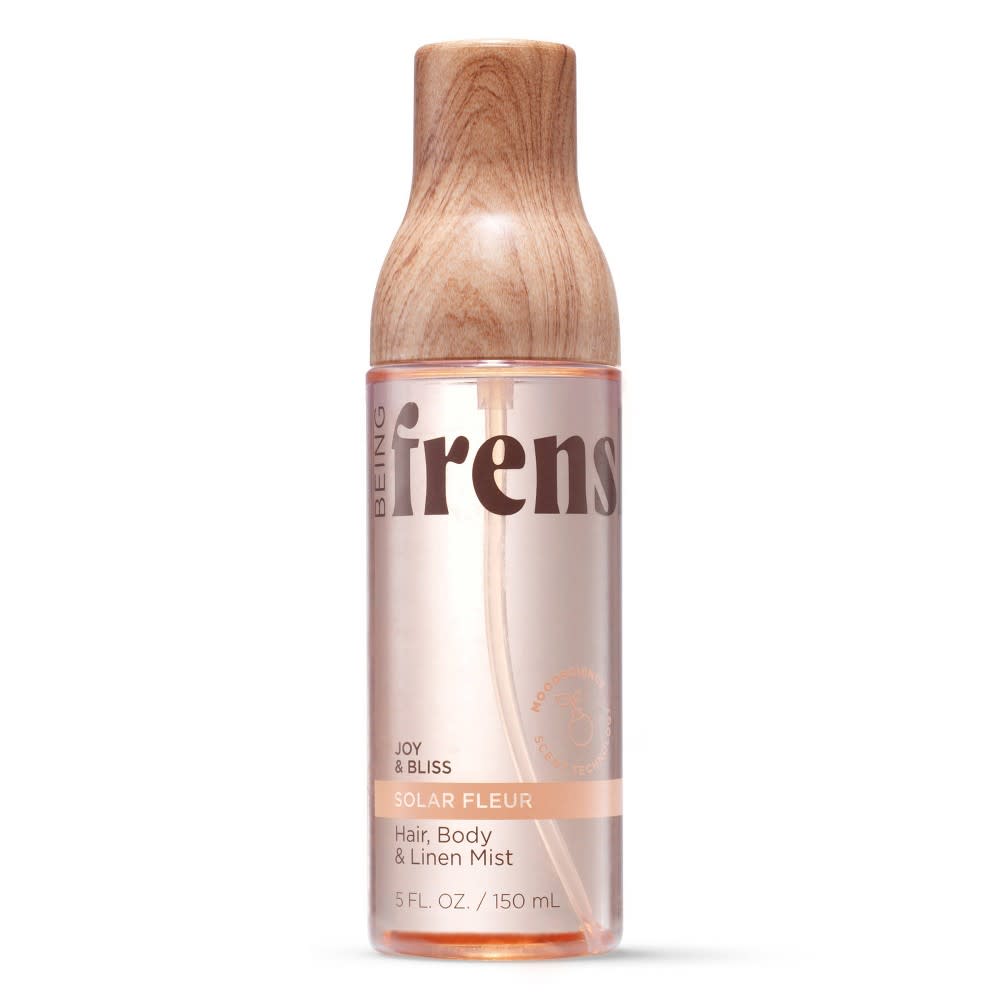 <p><a href="https://go.redirectingat.com?id=74968X1596630&url=https%3A%2F%2Fwww.target.com%2Fp%2Fbeing-frenshe-hair-body-38-linen-mist-body-spray-38-hair-perfume-solar-fleur-5-fl-oz%2F-%2FA-85360331&sref=https%3A%2F%2Fwww.elle.com%2Fbeauty%2Fmakeup-skin-care%2Fg60257011%2Fbest-body-mists%2F" rel="nofollow noopener" target="_blank" data-ylk="slk:Shop Now;elm:context_link;itc:0;sec:content-canvas" class="link rapid-noclick-resp">Shop Now</a></p><p>Solar Fleur Hair, Body & Linen Mist </p><p>target.com</p><p>$14.99</p>