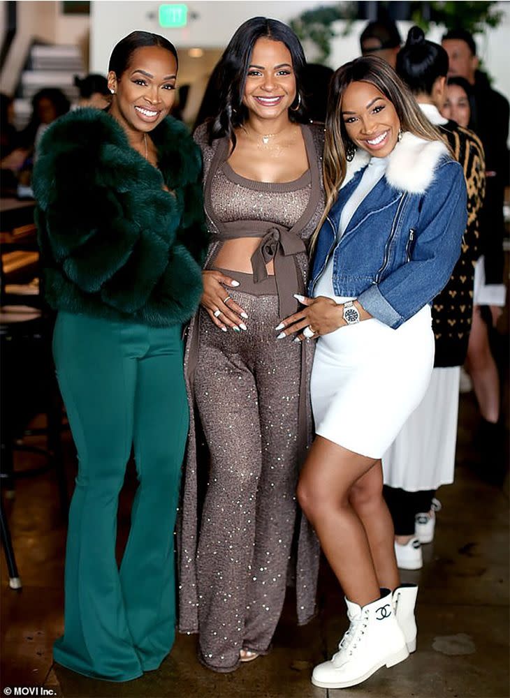 Khadija Haqq McCray, Christina Milian and Malika Haqq | Tom Vickers/MOVI Inc.