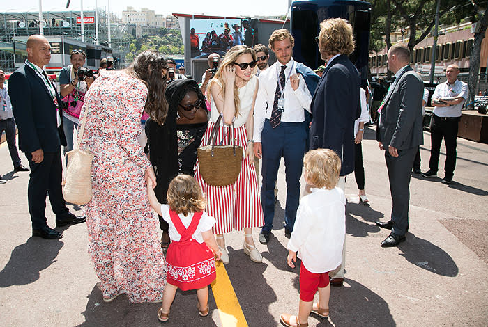 Andrea y Pierre Casiraghi