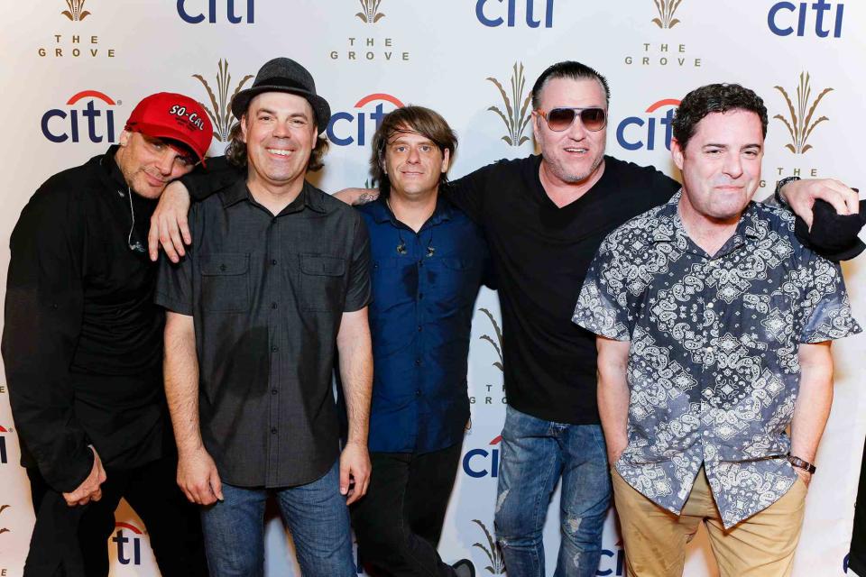 Tiffany Rose/WireImage Smash Mouth poses for a photo on July 2016