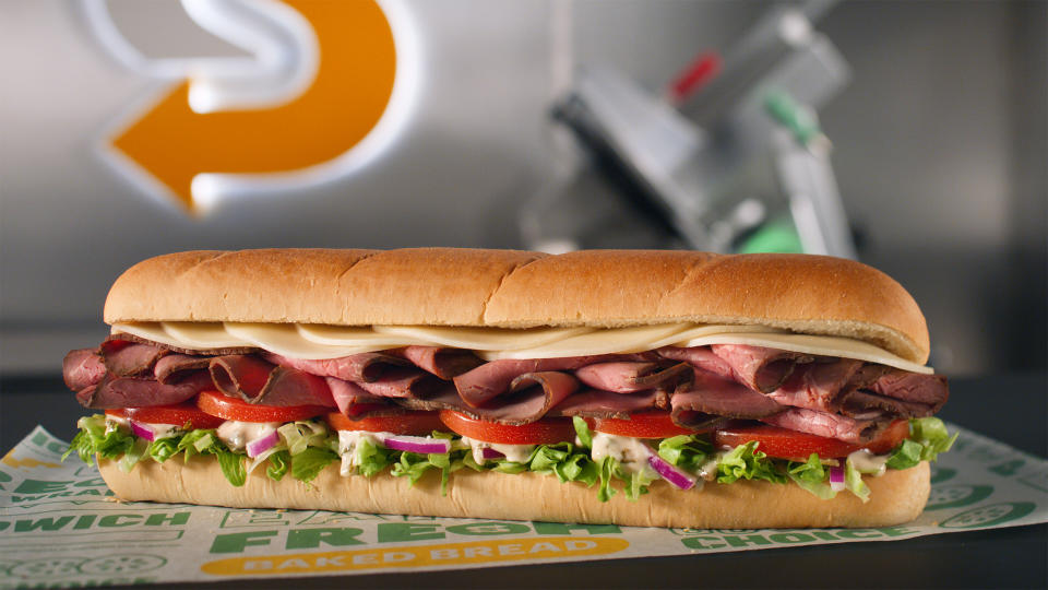 Garlic Roast Beef (Subway)