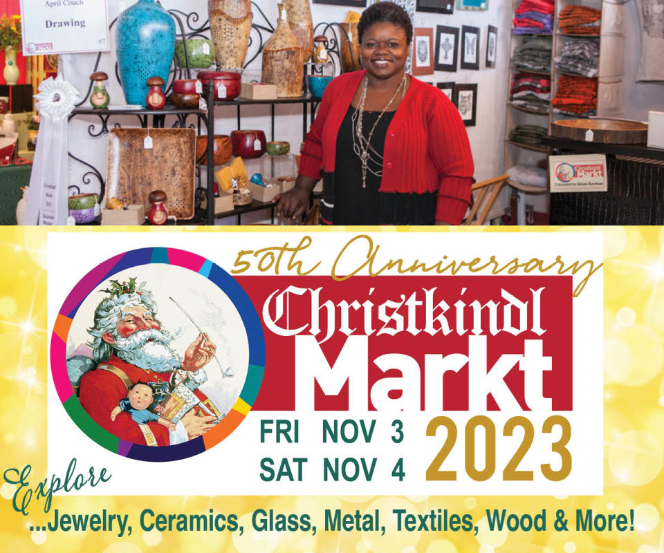 The Christkindl Market will celebrate its 50th anniversary with this year's event Friday and Saturday at the Cultural Center for the Arts.