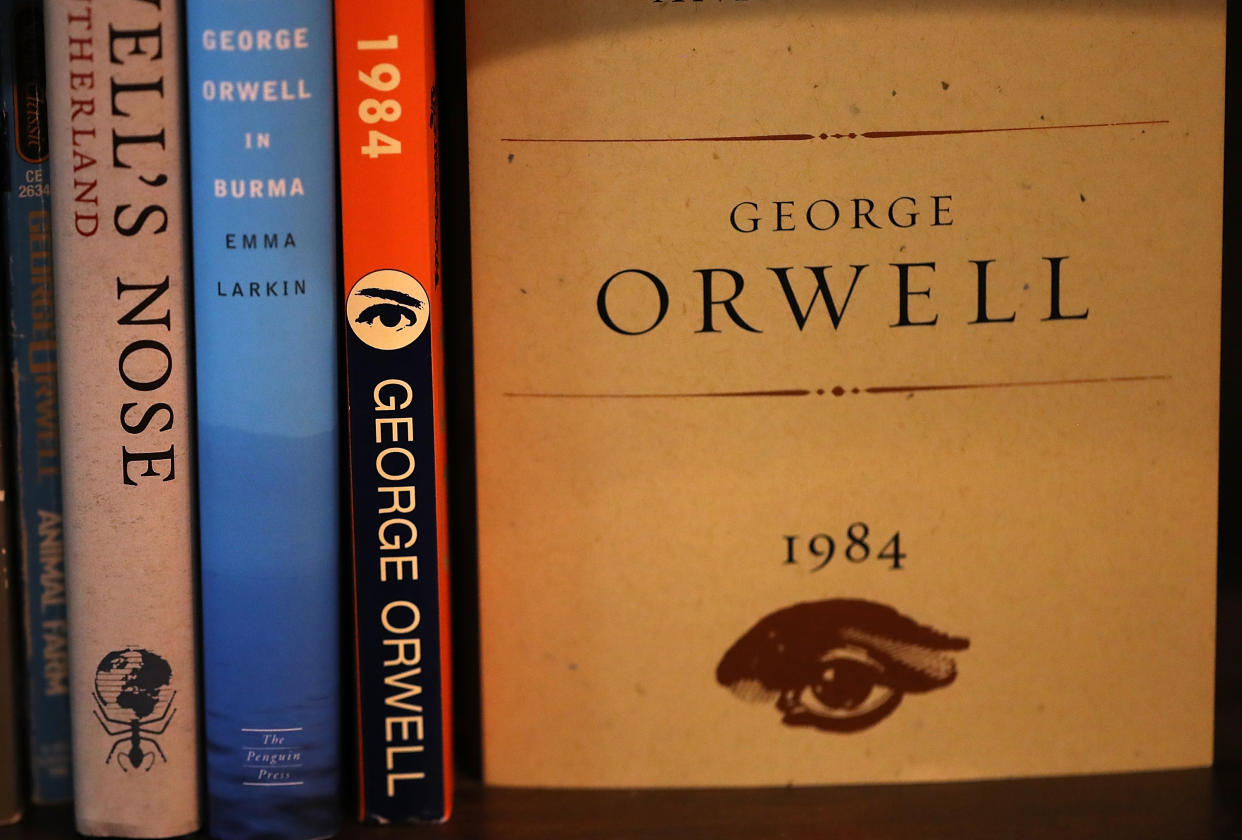 'Julia 1984', la revisión feminista de la obra de culto de George Orwell.  (Photo Illustration by Justin Sullivan/Getty Images)