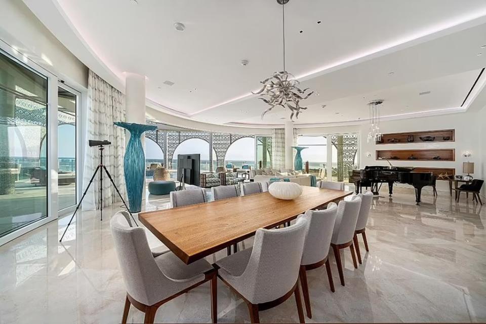 The dining area. Seaside Real Estate/ Bahamas MLS