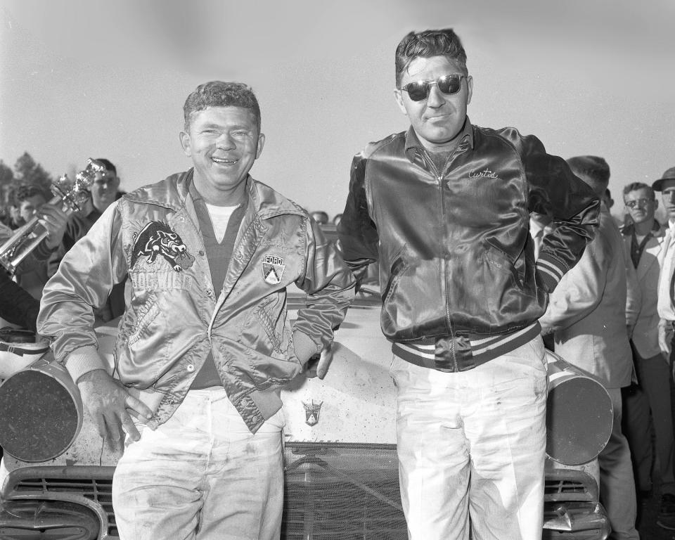 Joe Weatherly (left) and Curtis Turner were no strangers to the fast lane. And they were great racers, too.