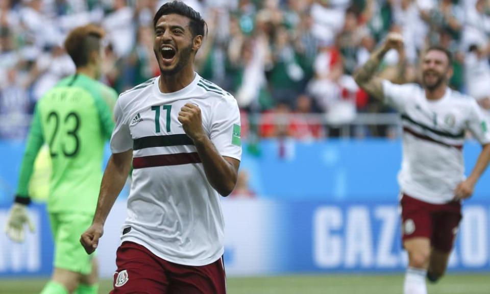 Los Angeles FC’s Carlos Vela has played a crucial role in Mexico’s strong start to the World Cup