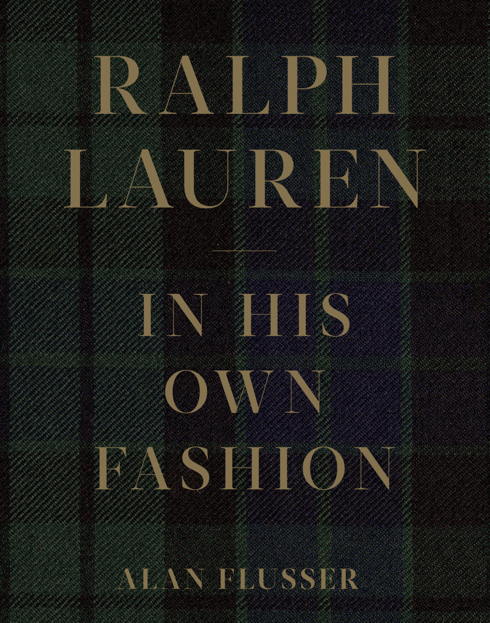 This cover image released by Abrams shows “Ralph Lauren: In His Own Fashion,” by Alan Flusser. (Abrams via AP)