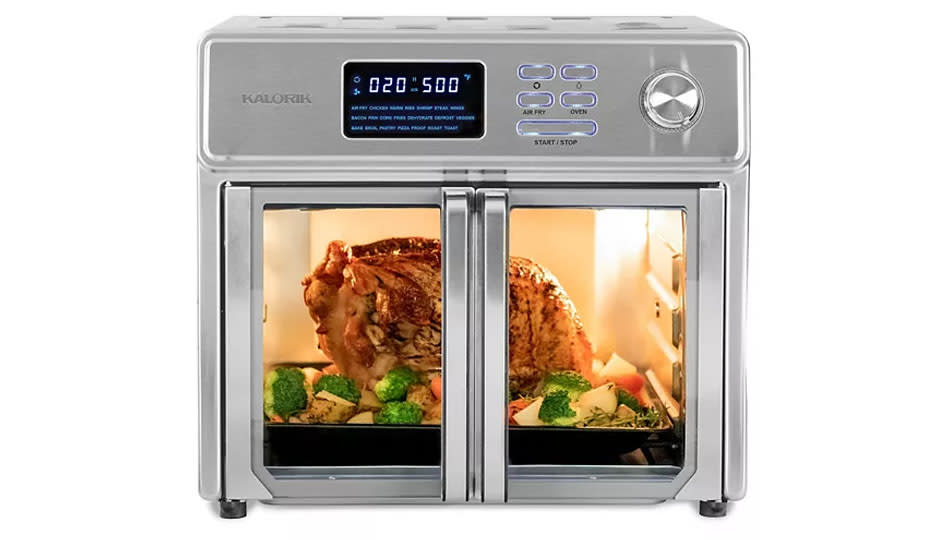 This Kalorik air fryer/toaster oven combo will make your life exponentially easier, I promise. (Photo: Kohl's)