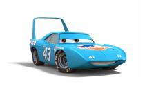 <p>The Petty Blue Plymouth Superbird, voiced by King Richard himself, returns for an appearance, this time as crew chief for his nephew, Cal Weathers.</p>