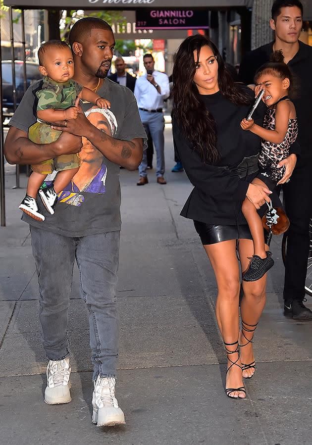 The reality star already has two children with Kanye West. Photo: Getty