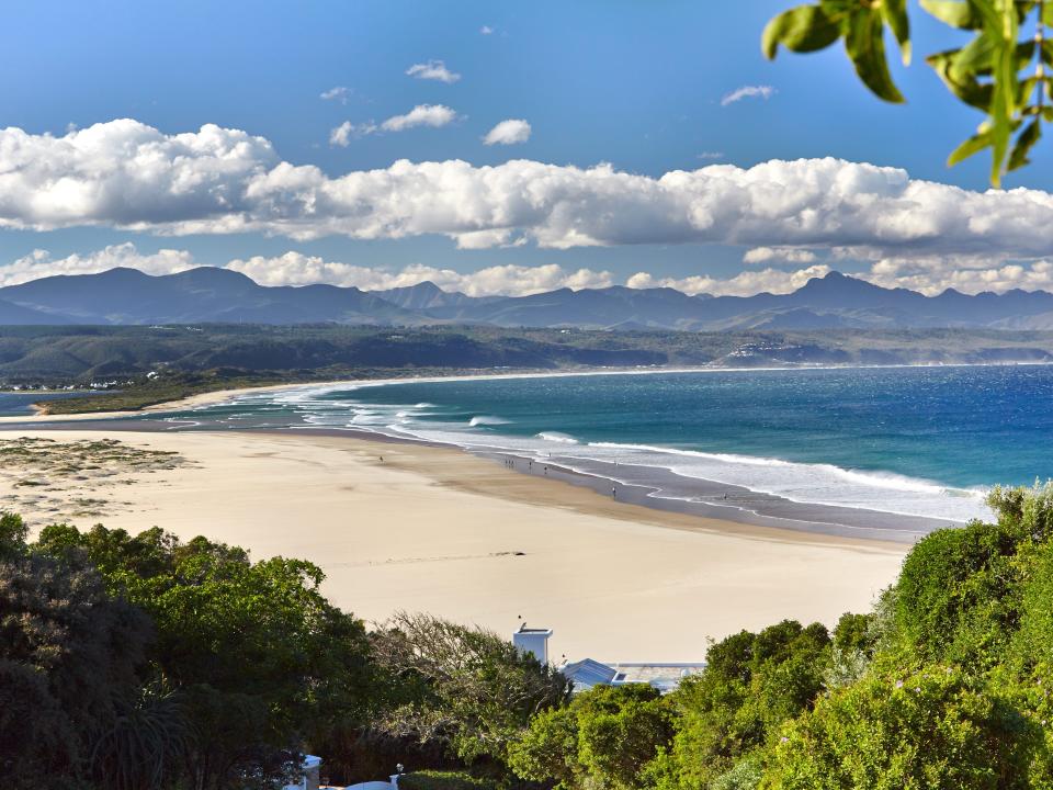 The beach at Plettenberg Bay