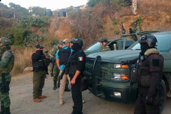 Operativo de búsqueda de los nueve menores y jóvenes secuestrados en Buenavista de Cuéllar, Guerrero.