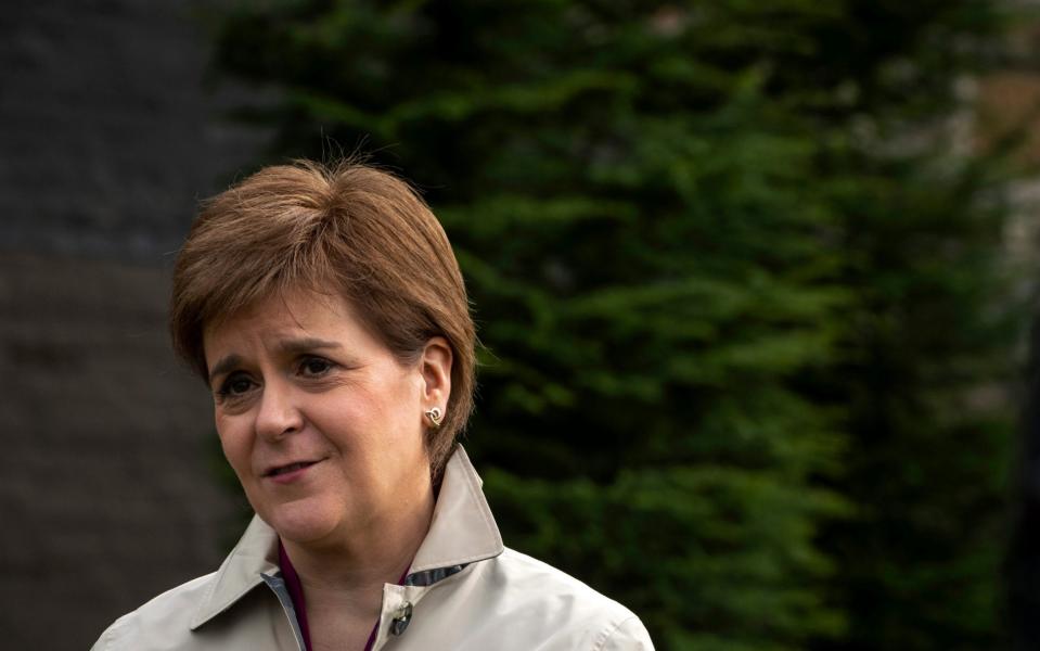 Nicola Sturgeon, the First Minister, has accused Mr Salmond of misleading voters - Pool/Getty