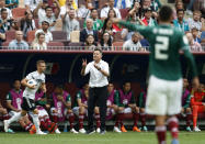 <p>Mexico head coach Juan Carlos Osorio likes what he sees as his side make a strong start </p>