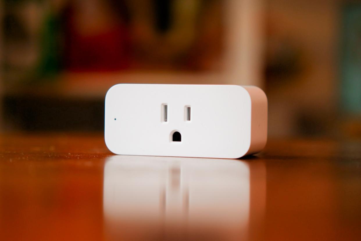 Amazon Smart Plug on desk