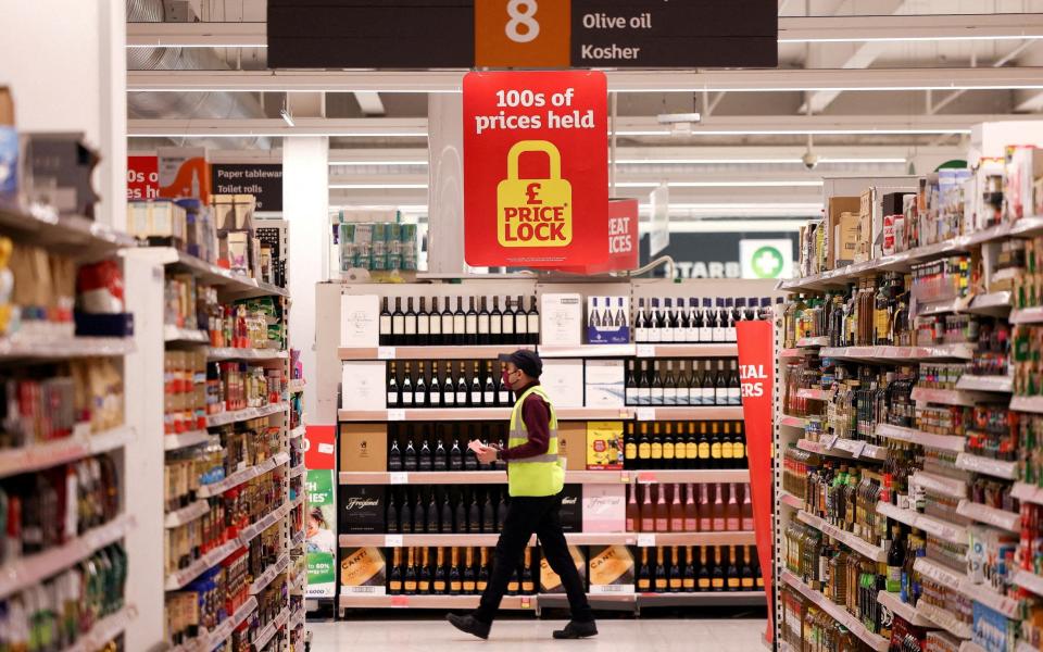 Grocery price inflation has fallen to its lowest level in two years