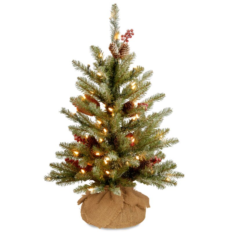 Dunhill Fir 2' Green Artificial Christmas Tree