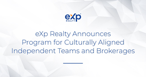 Qualifying independent teams and brokerages to receive financial incentives when joining eXp Realty