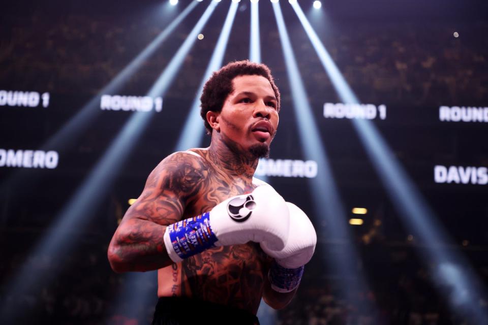 Gervonta Davis in action against Rolando Romero (Getty Images)