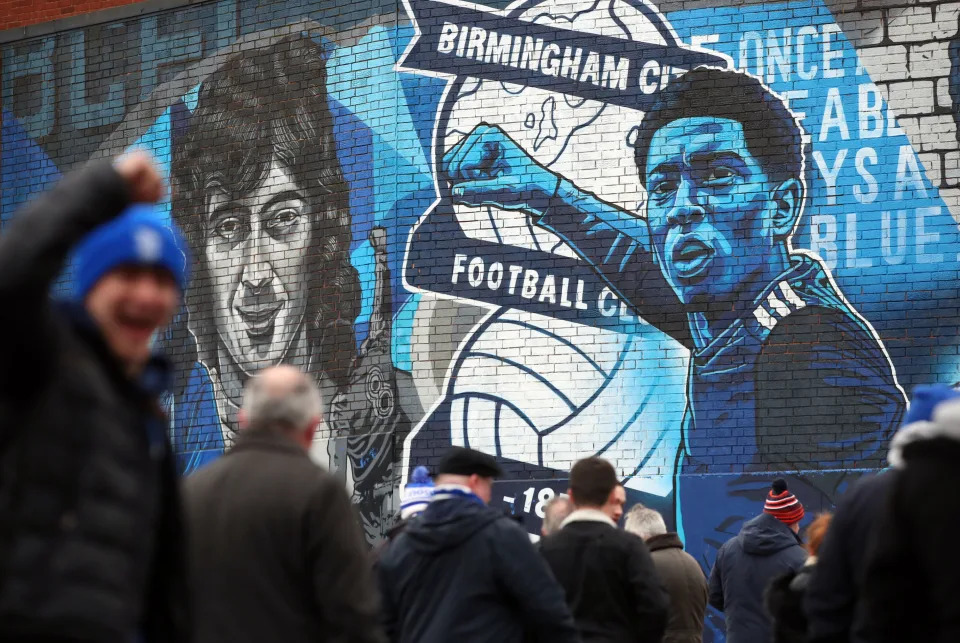 Trevor Francis mural at St Andrew’s