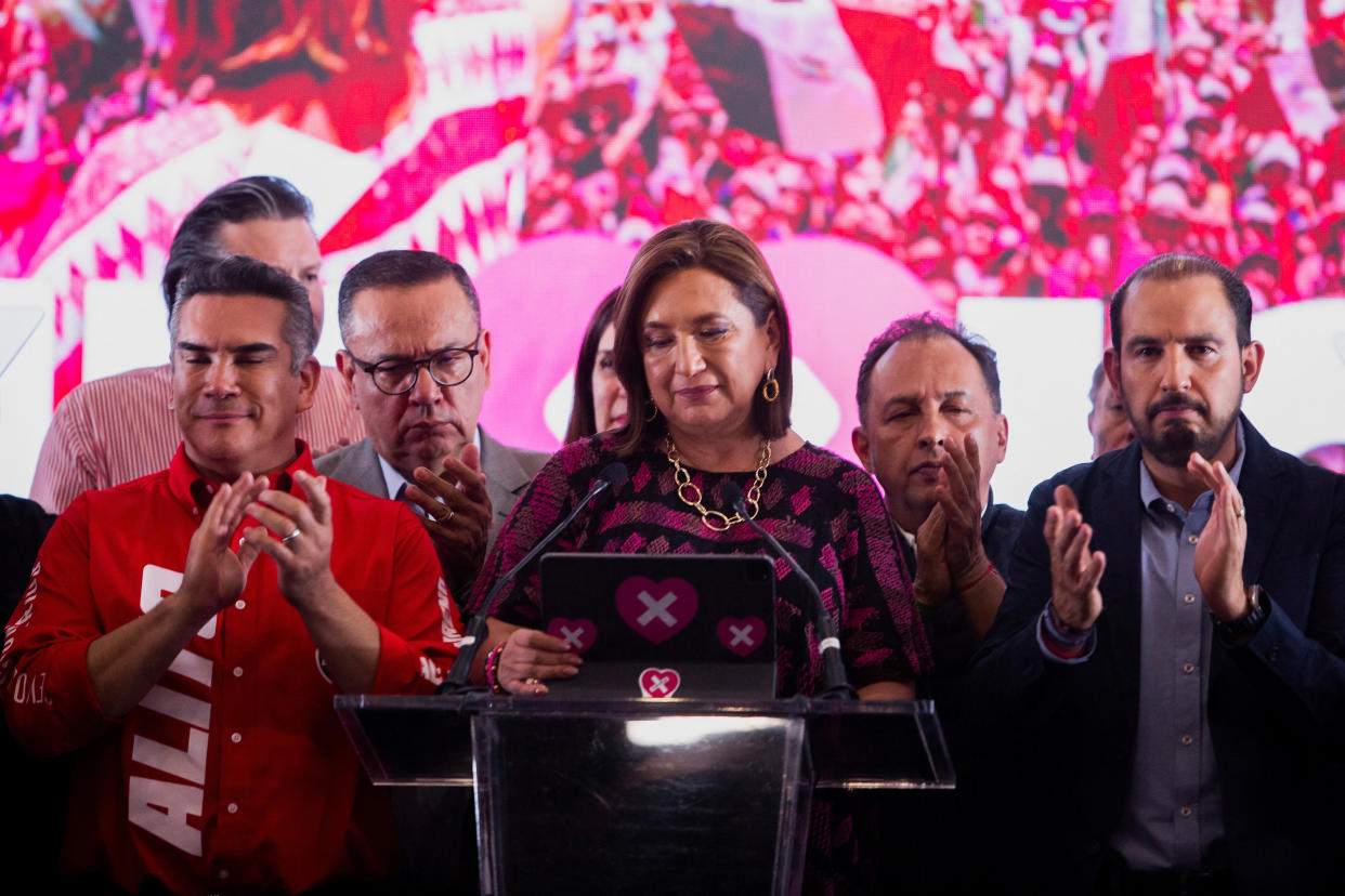 Xóchitl Gálvez, candidata a la presidencia de México por parte de la alianza opositora. |  REUTERS/Quetzalli Nicte-Ha