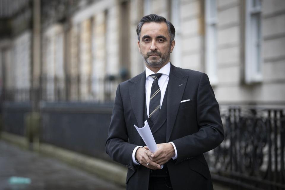 Aamer Anwar will raise the action at Dundee Sheriff Court (Jane Barlow/PA) (PA Archive)