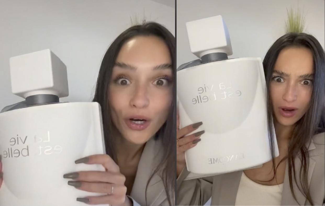 Lancôme sort son second calendrier de l'Avent et fait le buzz sur TikTok. (Photos : @Saphoo)